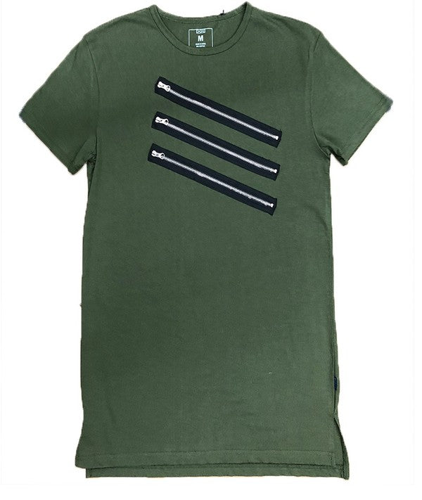 T-shirt with zipper design